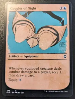 Goggles Of Night (Showcase) 384 CLB Common Battle For Baldur's Gate MTG - Image 1