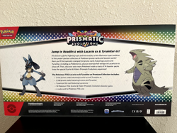 New Sealed Pokemon Prismatic Lucario Ex & Tyranitar Ex Premium Collection - Image 3