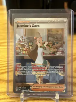 Pokemon TCG Jasmine's Gaze Full Art Holo Trainer Surging Sparks #245/191 - Image 1