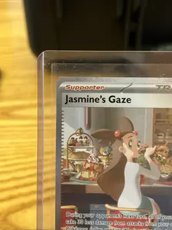 Pokemon TCG Jasmine's Gaze Full Art Holo Trainer Surging Sparks #245/191 - Image 3