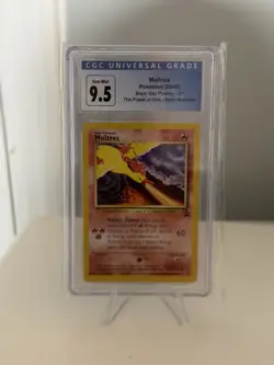 Pokemon TCG Moltres Black Star Promos 21 CGC Gem Mint 9.5 - Image 3