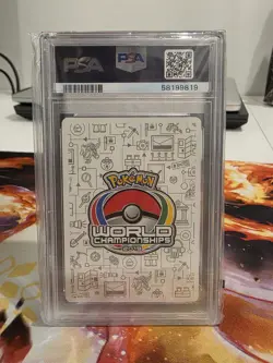 Reshiram & Charizard GX #20 WORLD CHAMP FIREBOX Pokemon PSA 10 GEM MT Rare 2019 - Image 2