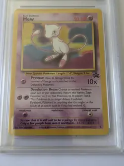 Pokemon Mew Black Star Promo #8/53 - GET GRADED 9.5 Mint+ 2000 (0CT1) - Image 1