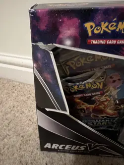 DAMAGED Pokemon TCG Arceus V Figure Collection Box (Inc. Cosmic Eclipse) New - Image 5