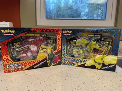 Pokemon TCG Crown Zenith Regieleki V and Regidrago V Box Collection SET SEALED 820650871832 - Image 1
