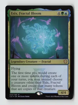 Esix, Fractal Bloom *FOIL* M Commander 2021 C21 10 LP - Image 1