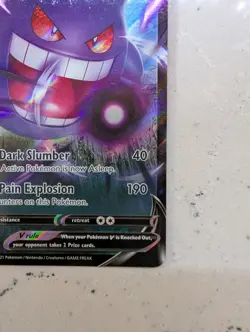 Pokemon TCG Gengar V Sword & Shield - Fusion Strike #156/264 Holo Rare - Image 4