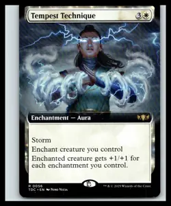 Tempest Technique (Extended Art) | 56 | Commander: Tarkir: Dragonstorm | MTG - Image 1