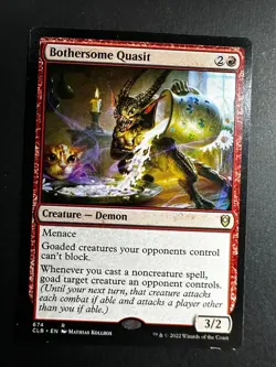 Bothersome Quasit *Commander Legends: Battle for Baldur's Gate* MTG - Image 1