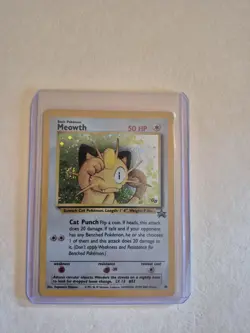 Pokemon Meowth (10/58) Wizards Black Star Promos MP HOLO - Image 1