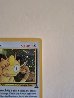Pokemon Meowth (10/58) Wizards Black Star Promos MP HOLO - Image 3