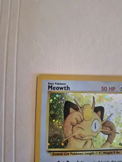 Pokemon Meowth (10/58) Wizards Black Star Promos MP HOLO - Image 4