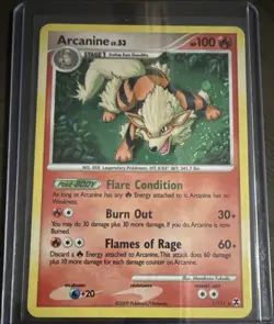 The Pokemon Company Arcanine 1/111 Rising Rivals Holo Rare 100 HP Poke-Body - Image 1
