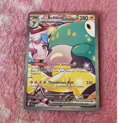 Pokemon Iono's Bellibolt EX Sv09 Special Illustration Rare 183/159 Holo 280HP - Image 1