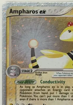 2003 Ampharos Ex Pokemon Dragon Holo Rare #89/97 Card - Image 3