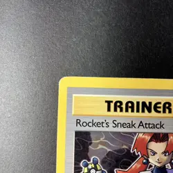 Rocket’s Sneak Attack 72/82 First Edition Rare -Team Rocket Vintage 2000 WotC Hp - Image 3