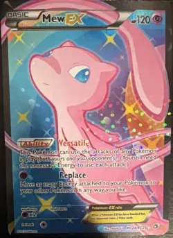 Pokemon TCG Mew EX RC24/RC25 Legendary Treasures Ultra Rare Full Art Holo - Image 1