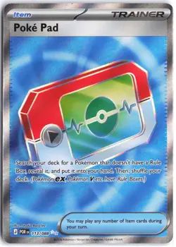 Poke Pad 113/088 Ultra Rare Perfect Order Pokemon NM - Image 1