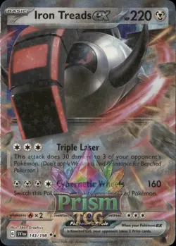 Iron Treads ex 143/198 Double Rare Scarlet & Violet Pokemon - Image 1