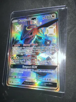 2019 Pokemon Alternate Art Promos Rayquaza GX 177a/168 - Image 2