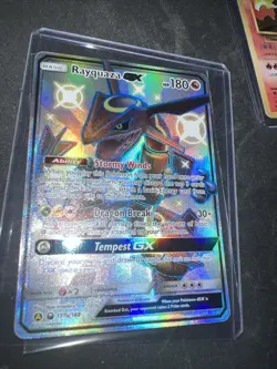 2019 Pokemon Alternate Art Promos Rayquaza GX 177a/168 - Image 3