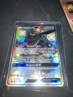 2019 Pokemon Alternate Art Promos Rayquaza GX 177a/168 - Image 4
