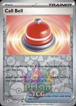 Call Bell 165/191 Uncommon Reverse Holo Surging Sparks Pokemon - Image 1