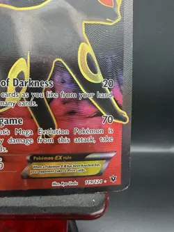 Umbreon-EX - 119/124 - Full Art Ultra Rare English Pokemon Fates Collide MP - Image 4