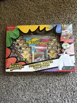 Pokemon Mega Evolution Ascended Hero’s Premium Poster Collection Mega Gardevoir - Image 1