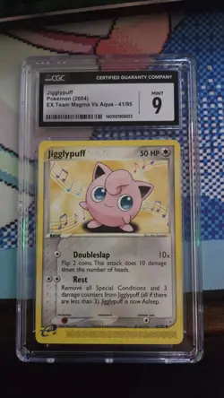 Pokemon TCG - Jigglypuff - EX Team Magma Vs Aqua - CGC 9 - Image 1