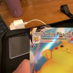 Pokemon Surfing Pikachu VMAX 009/025 Celebrations Full Art NM! - Image 4