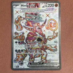 Pokemon Hoopa EX Paradox Rift 226/182 Ultra Rare Full Art Holo Near Mint - Image 1