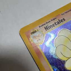 Pokemon Ninetales Holo Rare 80 HP Base Set 012/102 English TCG - Image 4