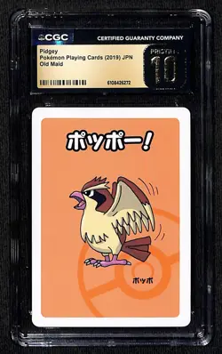 Pokemon Pidgey Old Maid Babanuki Japanese CGC 10 Pristine - Image 1
