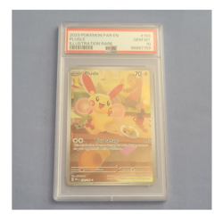 Pokemon TCG PSA 10 Plusle Illustration Rare Holo 193/182 SV04 Paradox Rift 2023 - Image 1