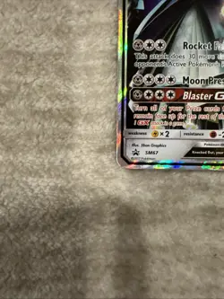 Pokemon TCG Celesteela GX - SM67 SM Black Star Promo SM67 Holo Promo - Image 3