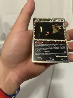 2010 POKEMON UMBREON PRIME UNDAUNTED HOLO ULTRA RARE #86/90 HGSS - MP - Image 2