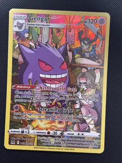 Pokemon TCG Gengar TG06/TG30 Lost Origin Trainer Gallery Ultra Rare Holo 120 HP - Image 1