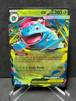 Pokemon Mega Venusaur ex Holo Double Rare Mega Evolution 003/132 NM - Image 1
