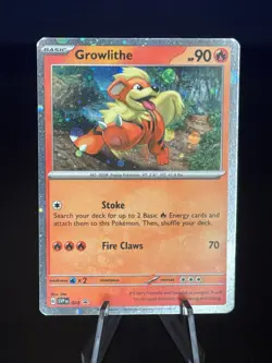 Growlithe 024 Holo Promo Scarlet & Violet Promo Pokemon Near Mint - Image 1