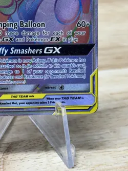 Pokemon TCG Mega Lopunny & Jigglypuff GX 261/236 Cosmic Eclipse Holo MP/HP - Image 5
