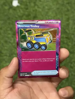 Pokemon Precious Trolley ACE SPEC Rare 185/191 Surging Sparks Holo Nm - Image 1