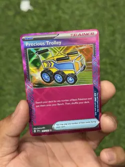 Pokemon Precious Trolley ACE SPEC Rare 185/191 Surging Sparks Holo Nm - Image 3
