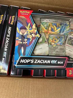 Pokemon TCG: Hop’s Zacian ex Box - LOT OF 10 BOXES - In Hand Ships Now Brand New - Image 4