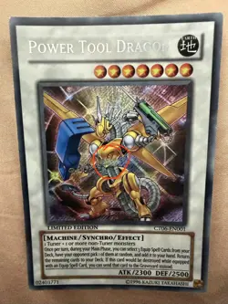 Yu-Gi-Oh MISPRINT Power Tool Dragon LIMITED EDITION CT06-EN001 02403771 - Image 1