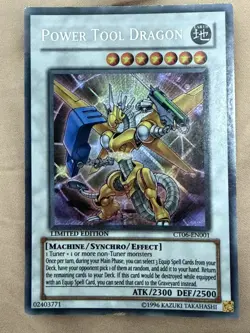 Yu-Gi-Oh MISPRINT Power Tool Dragon LIMITED EDITION CT06-EN001 02403771 - Image 3