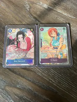 One Piece Illustration Box Vol 1 PROMO SET O-Nami & Boa Hancock! ST17-004 - Image 1