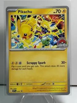 Pokemon Pikachu Black Star Promo World Championship 2025 - S & V SVP225 - TCG NM - Image 1