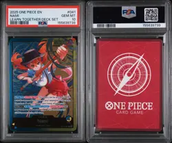 2025 ONE PIECE LEARN TOGETHER DECK SET OP11-041 NAMI PSA 10 GEM MINT - Image 2