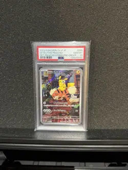 2023 Detective Pikachu Japanese Pokemon Card SV-P Promo PSA 10 - Image 1